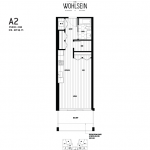 Wohlsein by Jameson Development Corp Studio A2 Floor Plan
