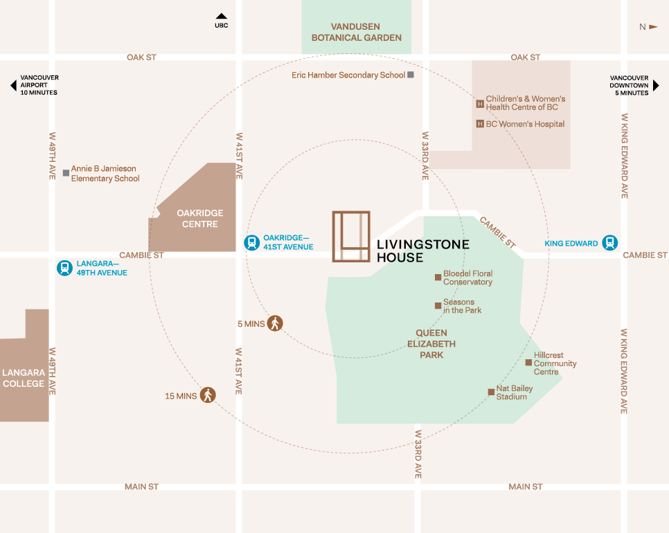 Livingstone House Location Map by Intercorp Projects Ltd.