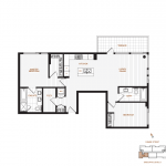 Livingstone House by Intercorp Projects Ltd. Floor Plan 706 2 Bedroom+Den/Flex